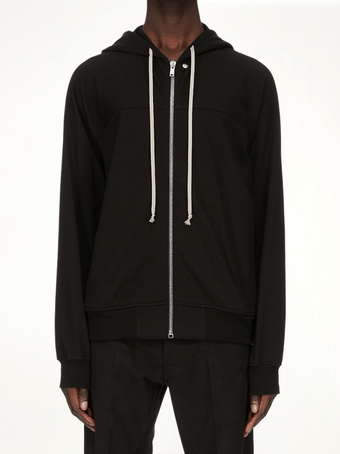 Windbreaker Hoodie in Black