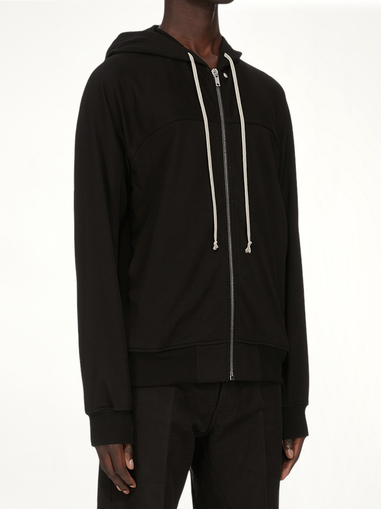 Windbreaker Hoodie in Black