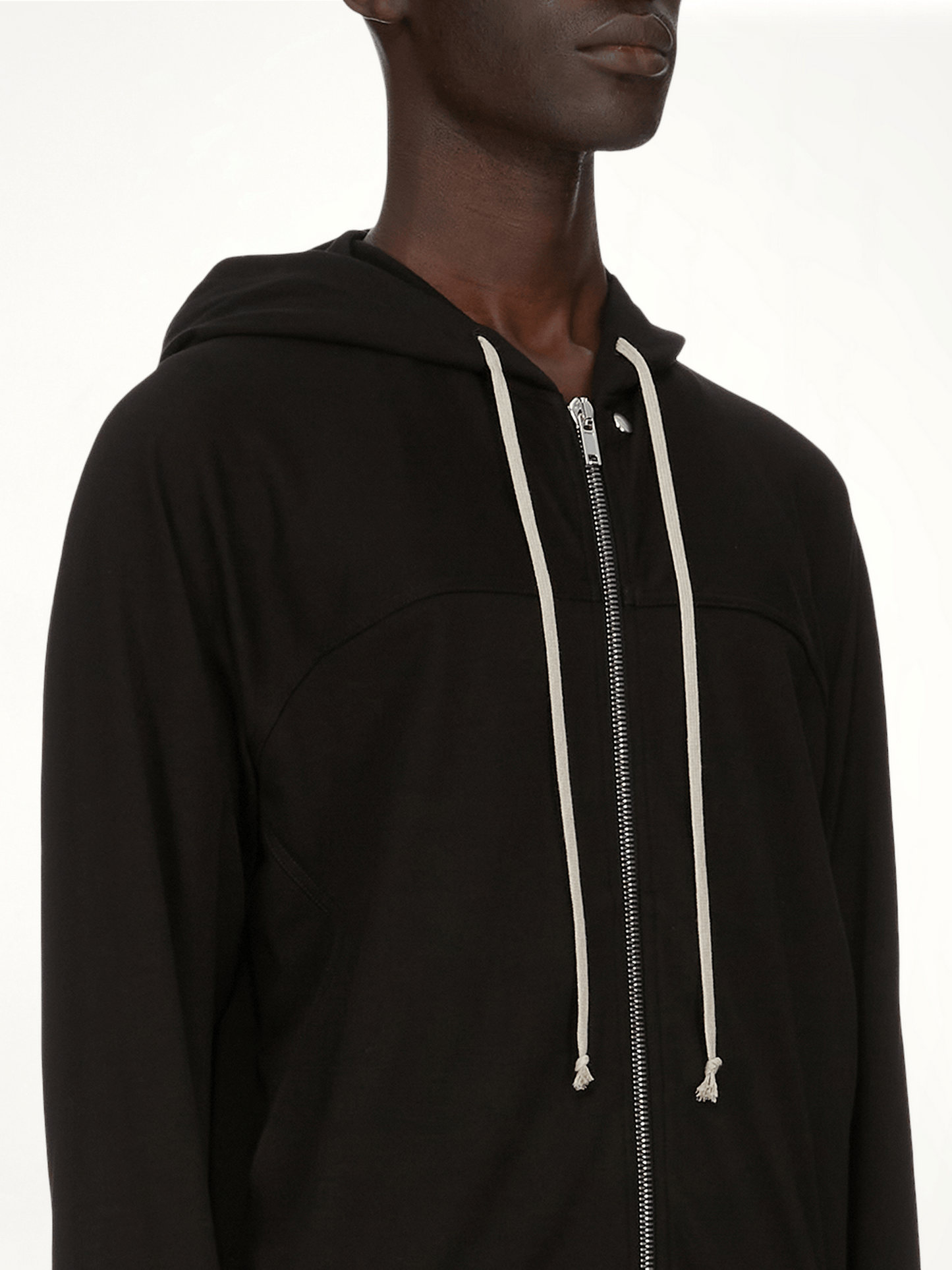 Windbreaker Hoodie in Black