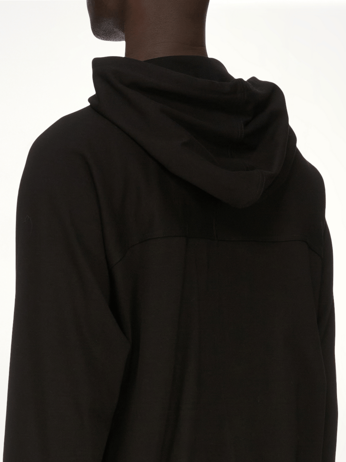 Windbreaker Hoodie in Black