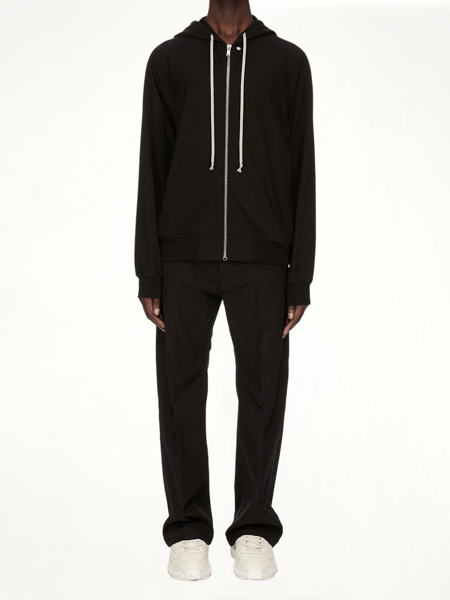 Windbreaker Hoodie in Black