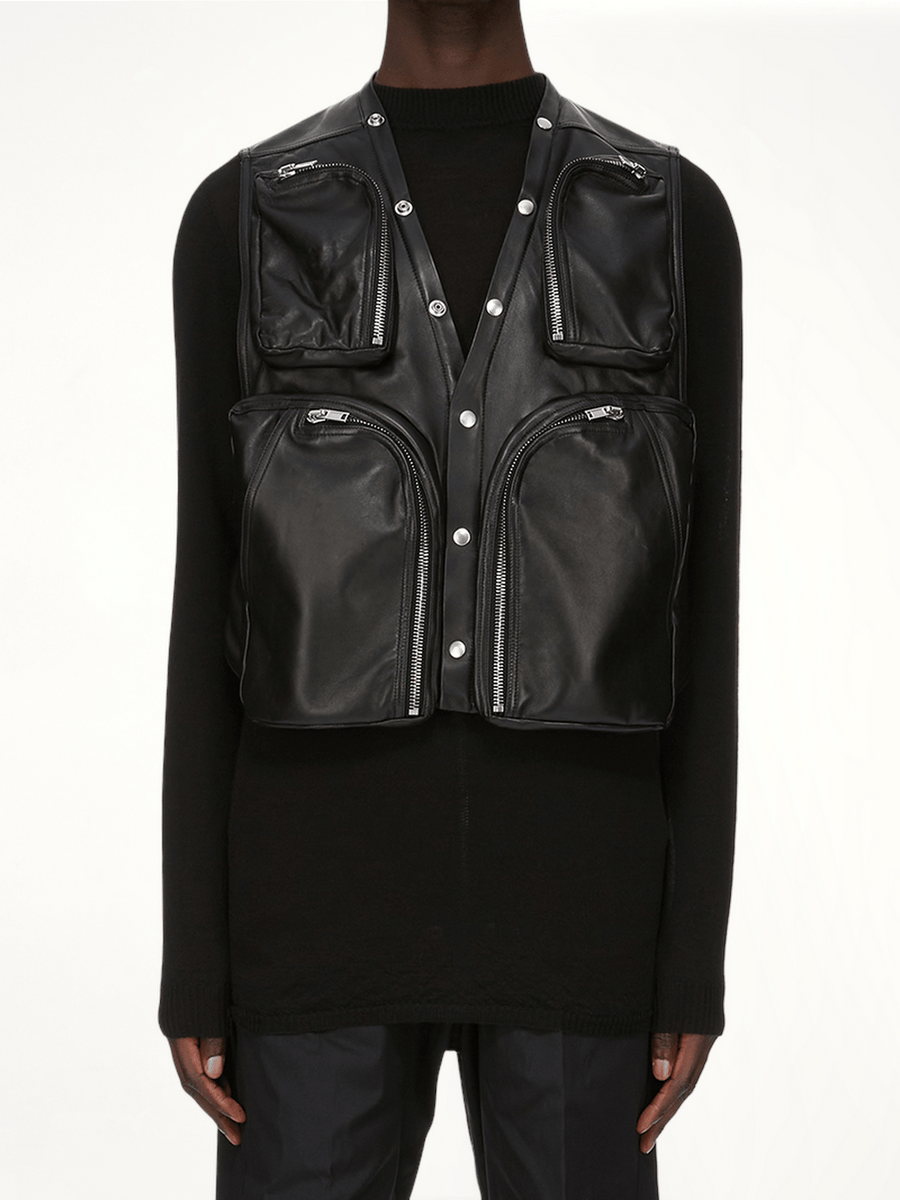 Cargo Vest in Black