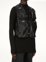 Cargo Vest in Black