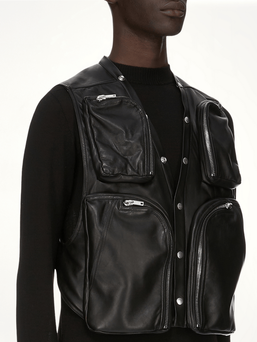 Cargo Vest in Black