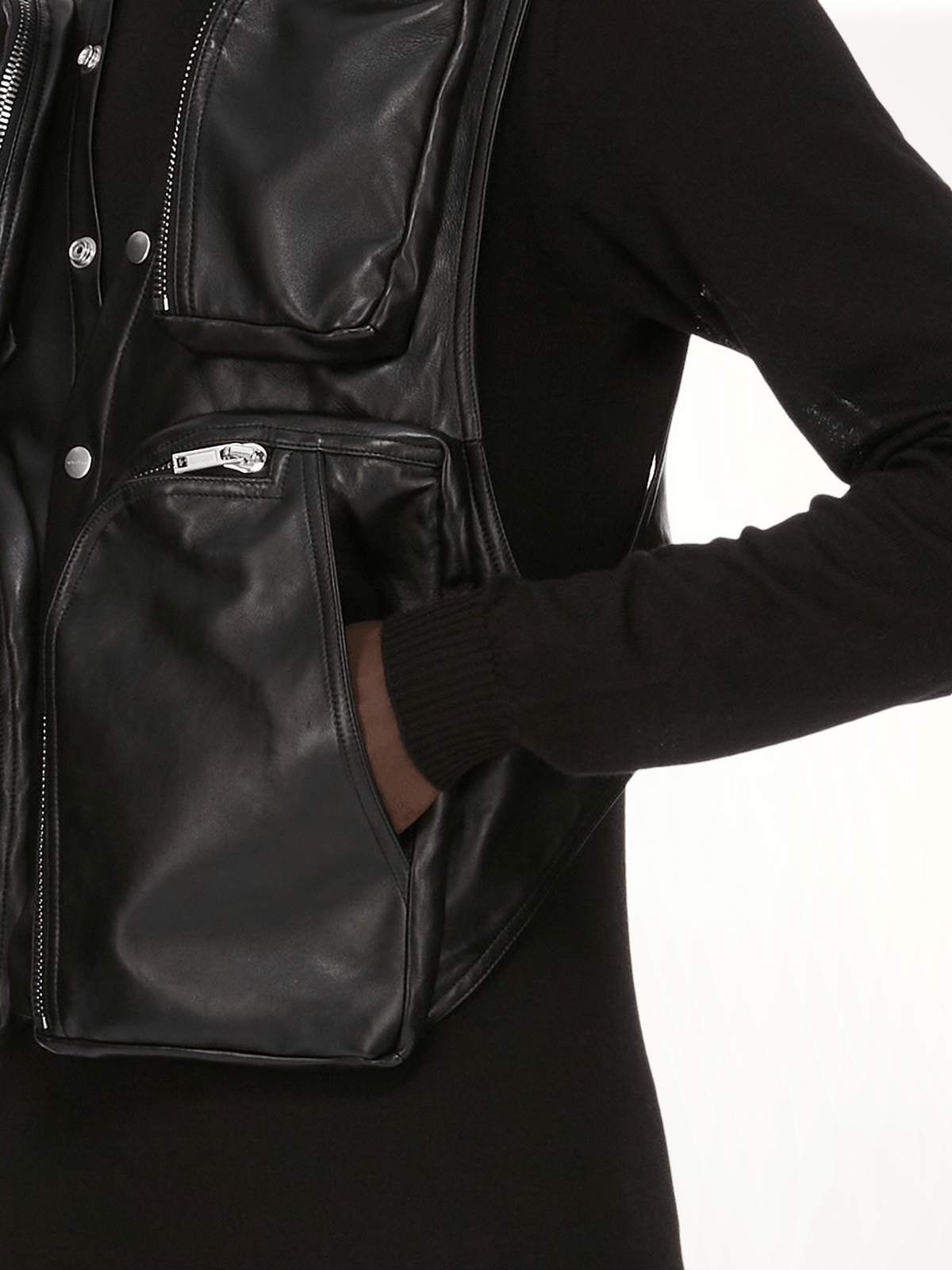 Cargo Vest in Black