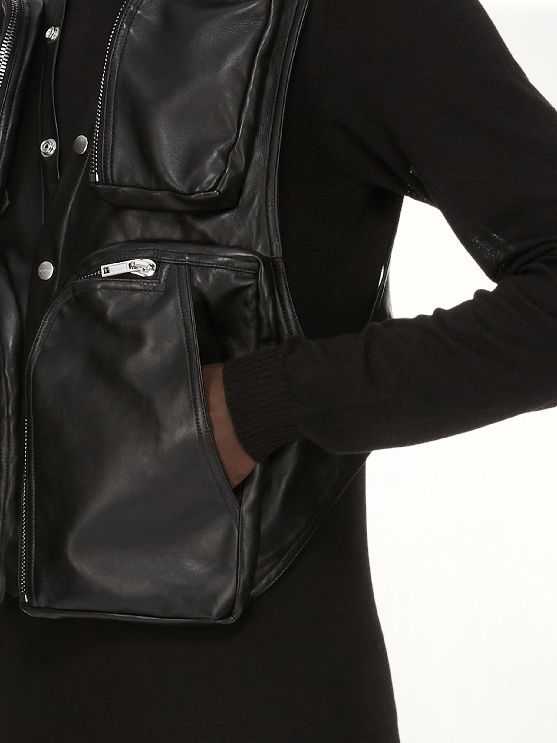 Cargo Vest in Black