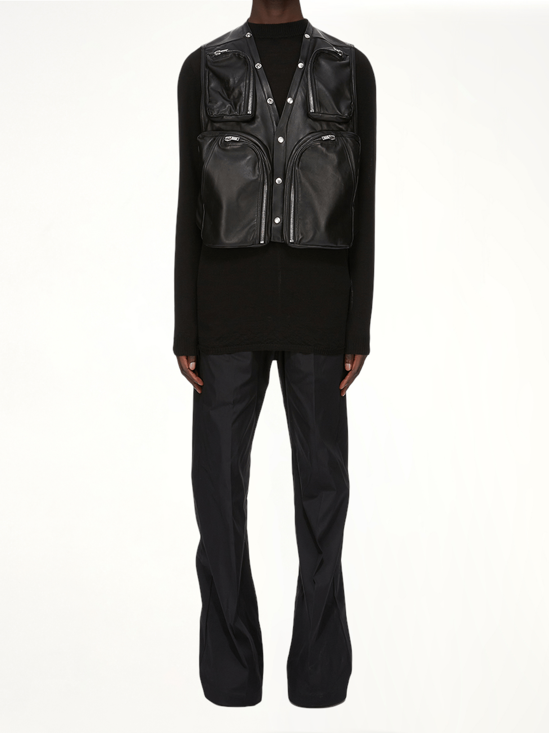 Cargo Vest in Black