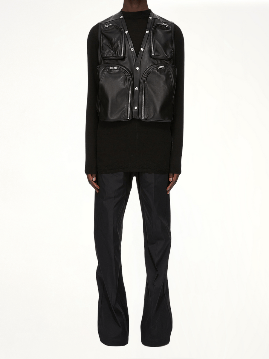 Cargo Vest in Black