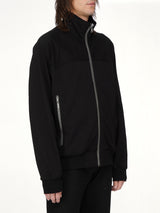 Zipfront Jogger in Black