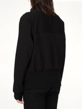 Zipfront Jogger in Black