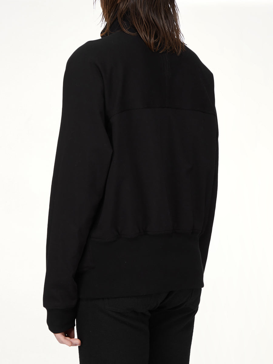 Zipfront Jogger in Black