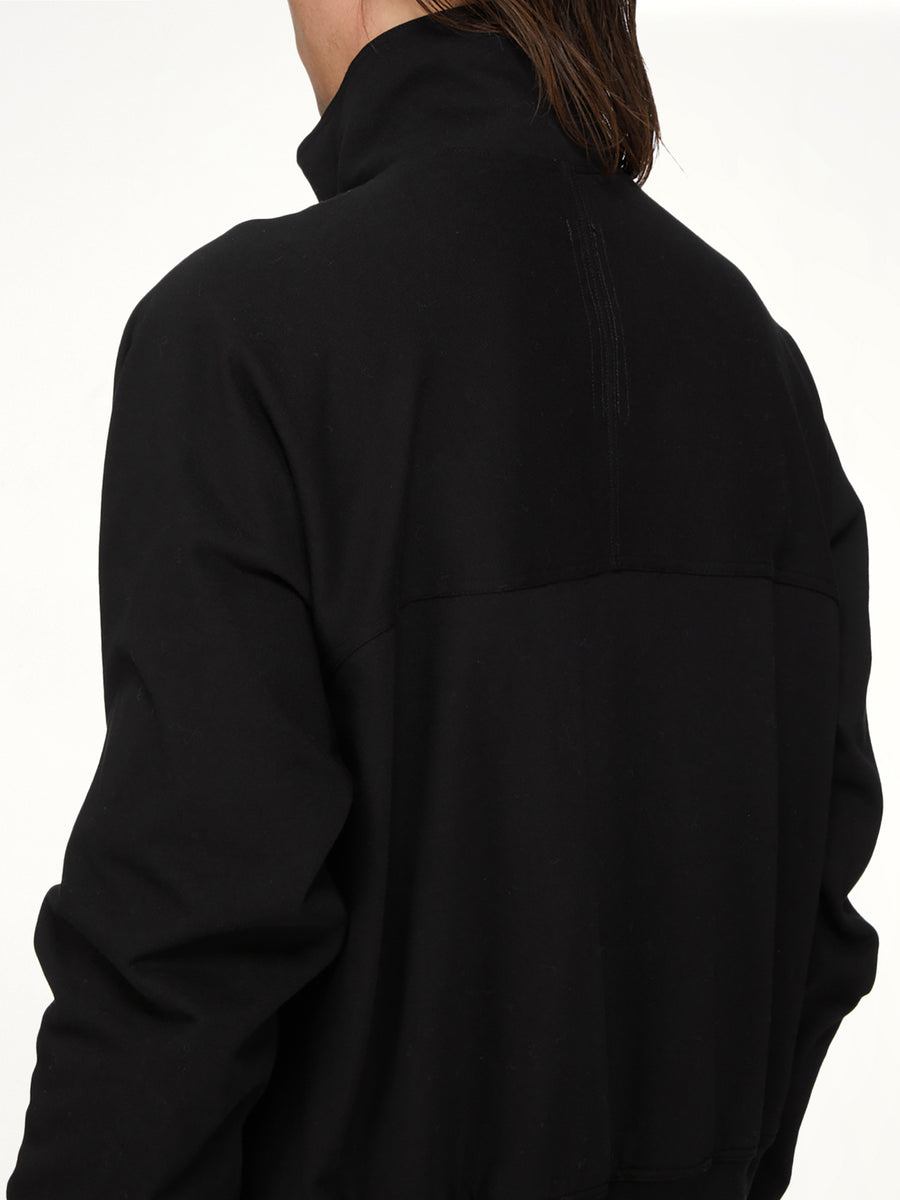 Zipfront Jogger in Black