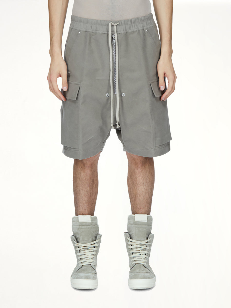 Brushed Twill Cargobela Shorts in Dark Pearl