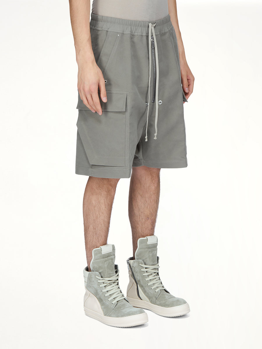 Brushed Twill Cargobela Shorts in Dark Pearl