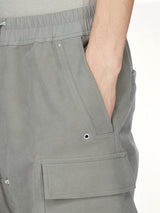 Brushed Twill Cargobela Shorts in Dark Pearl