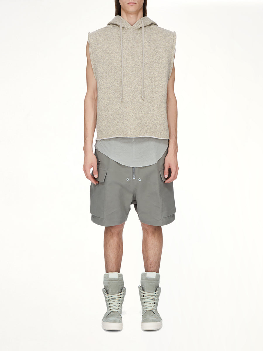 Brushed Twill Cargobela Shorts in Dark Pearl