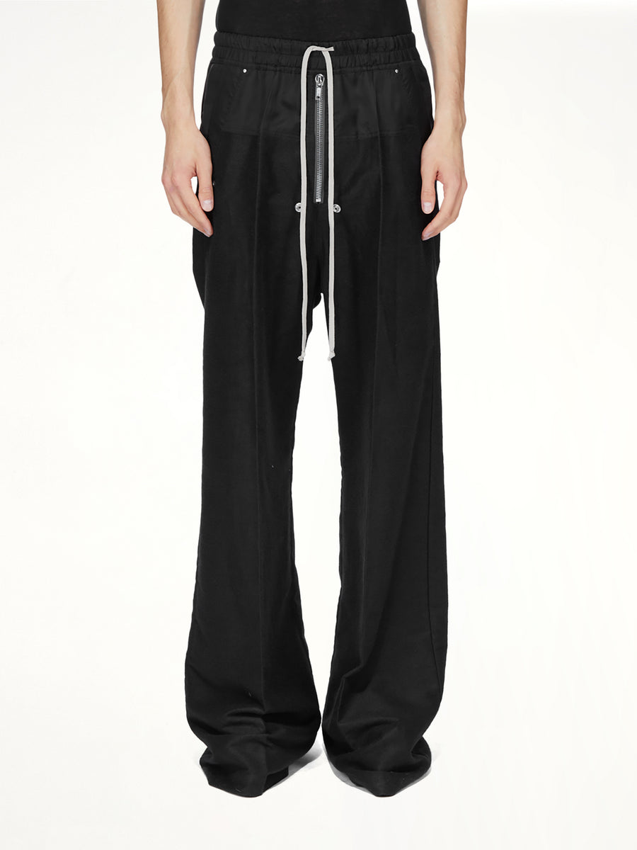 Moleskin Wide Bela Pants in Black