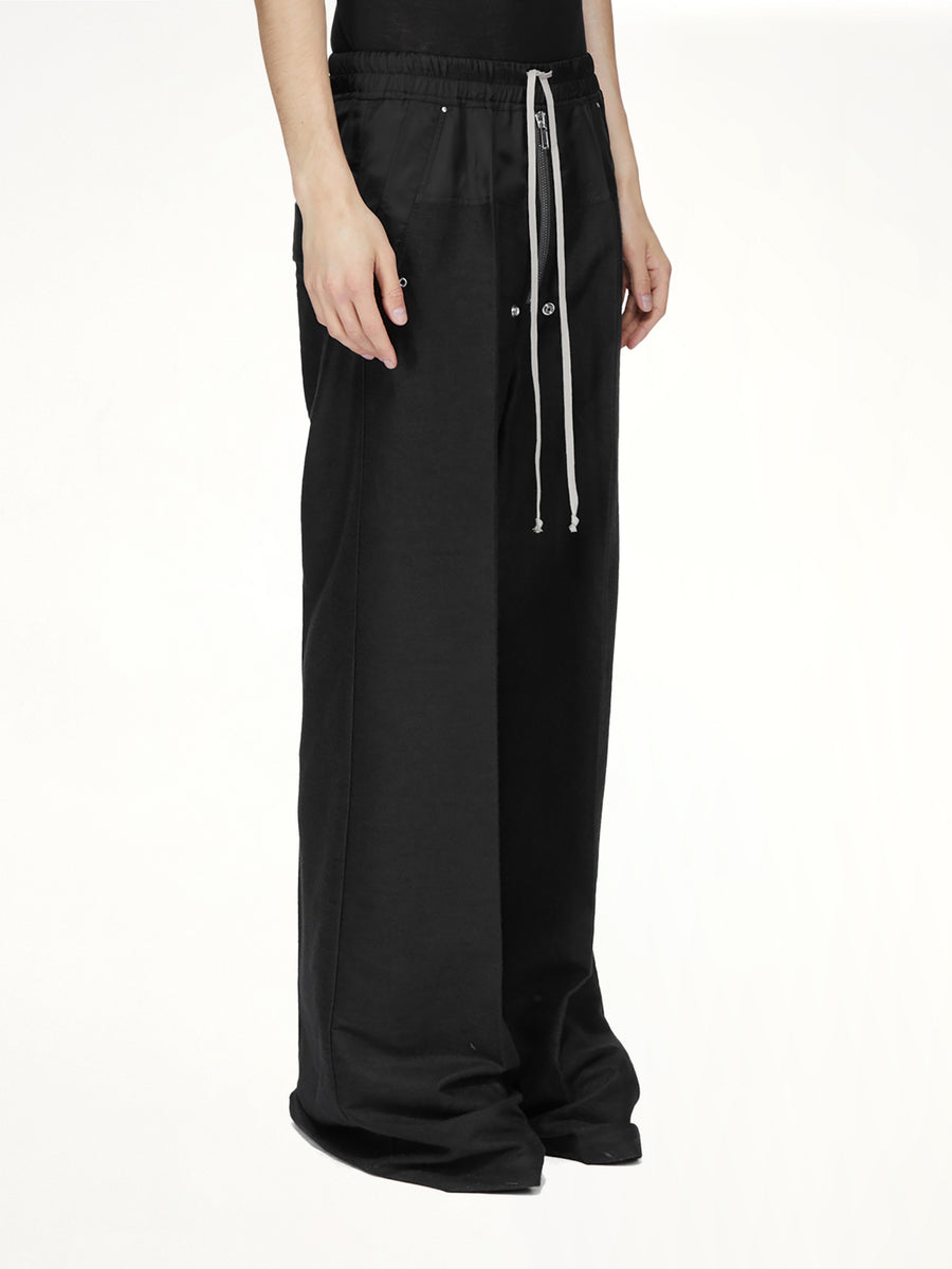 Moleskin Wide Bela Pants in Black