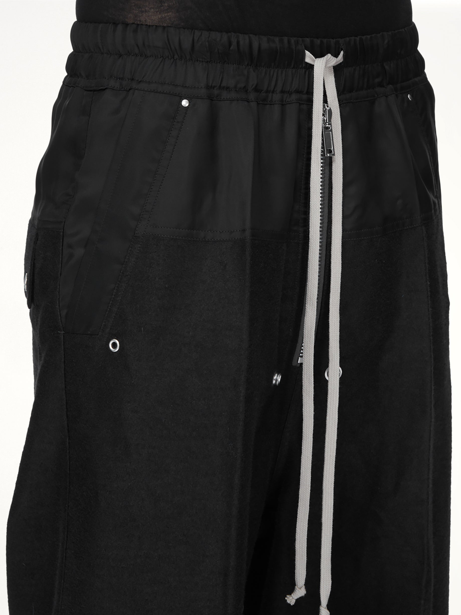 Moleskin Wide Bela Pants in Black