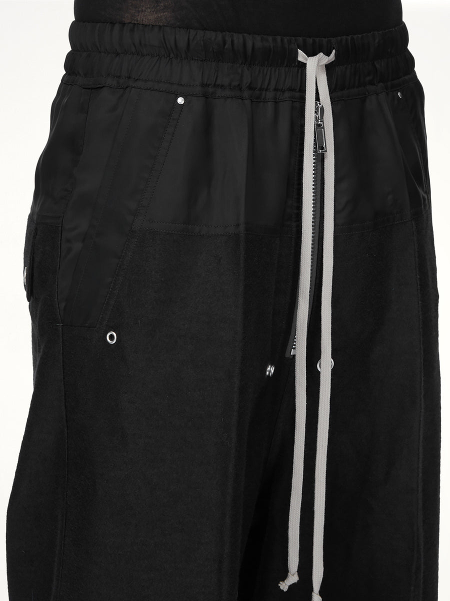 Moleskin Wide Bela Pants in Black
