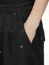 Moleskin Wide Bela Pants in Black