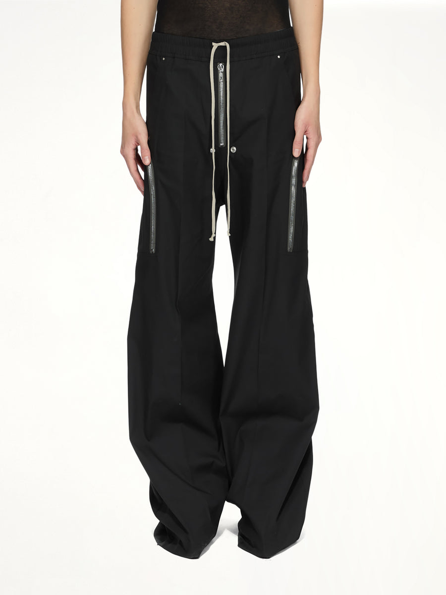 Cotton Twill Heizer Belas in Black