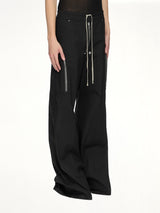 Cotton Twill Heizer Belas in Black