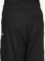 Cotton Twill Heizer Belas in Black