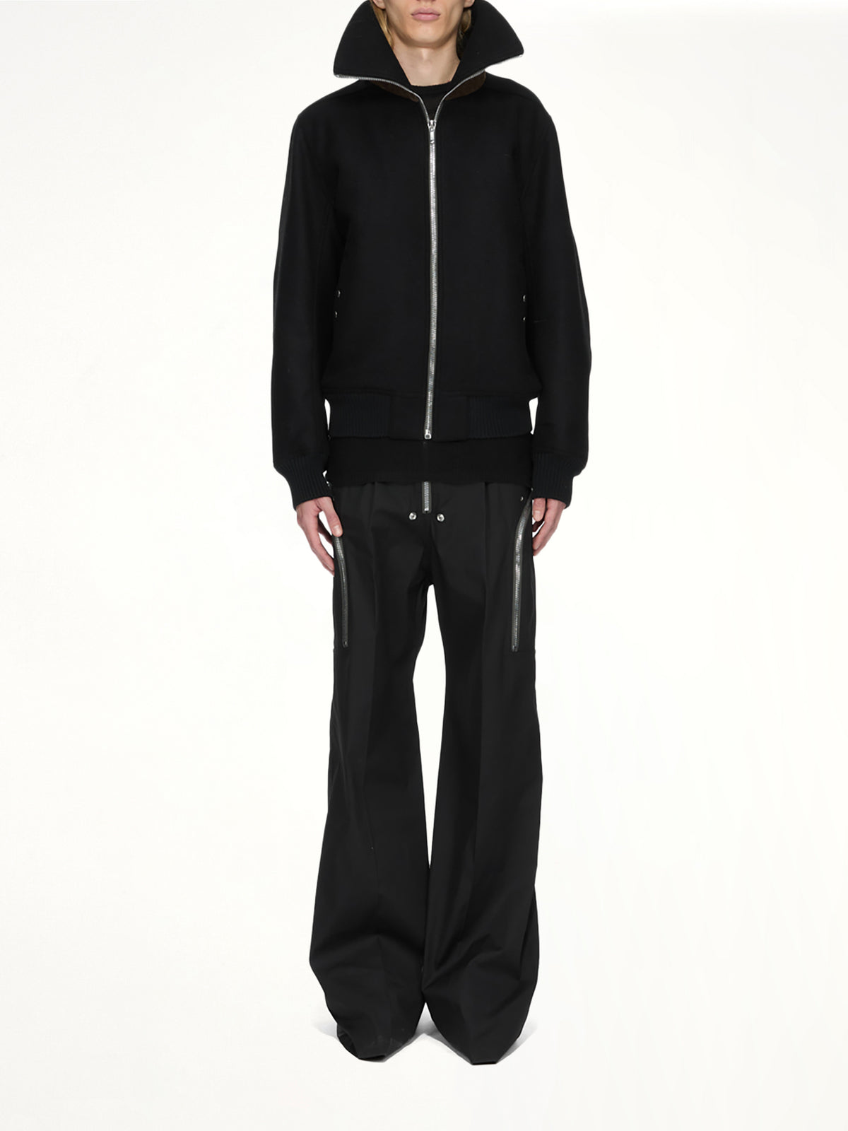 Cotton Twill Heizer Belas in Black