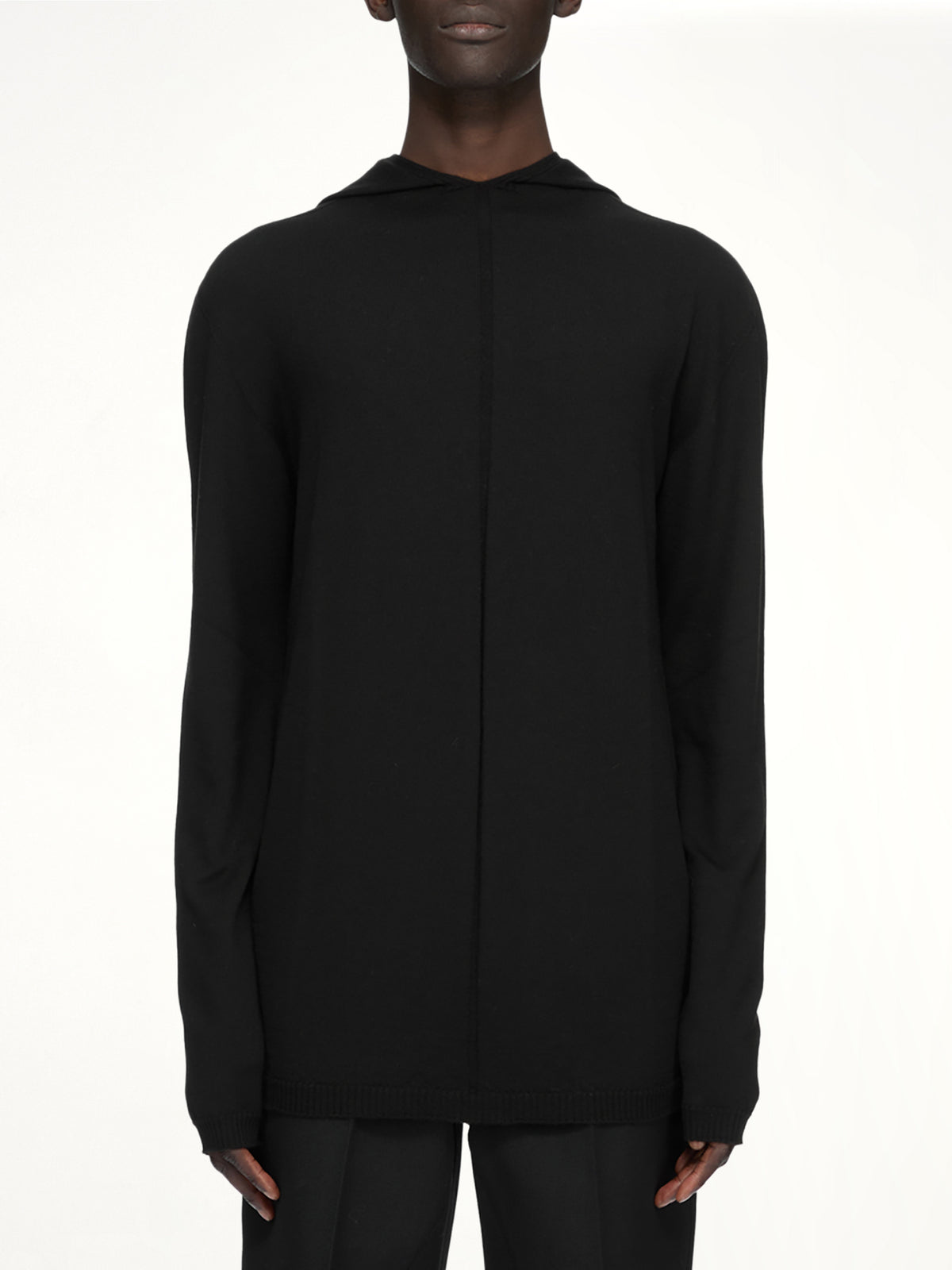 Oversized LS Hoodie in Black