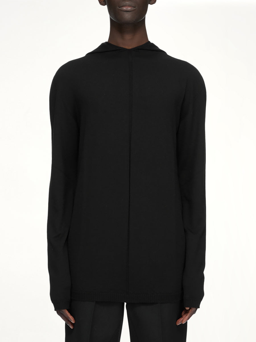 Oversized LS Hoodie in Black