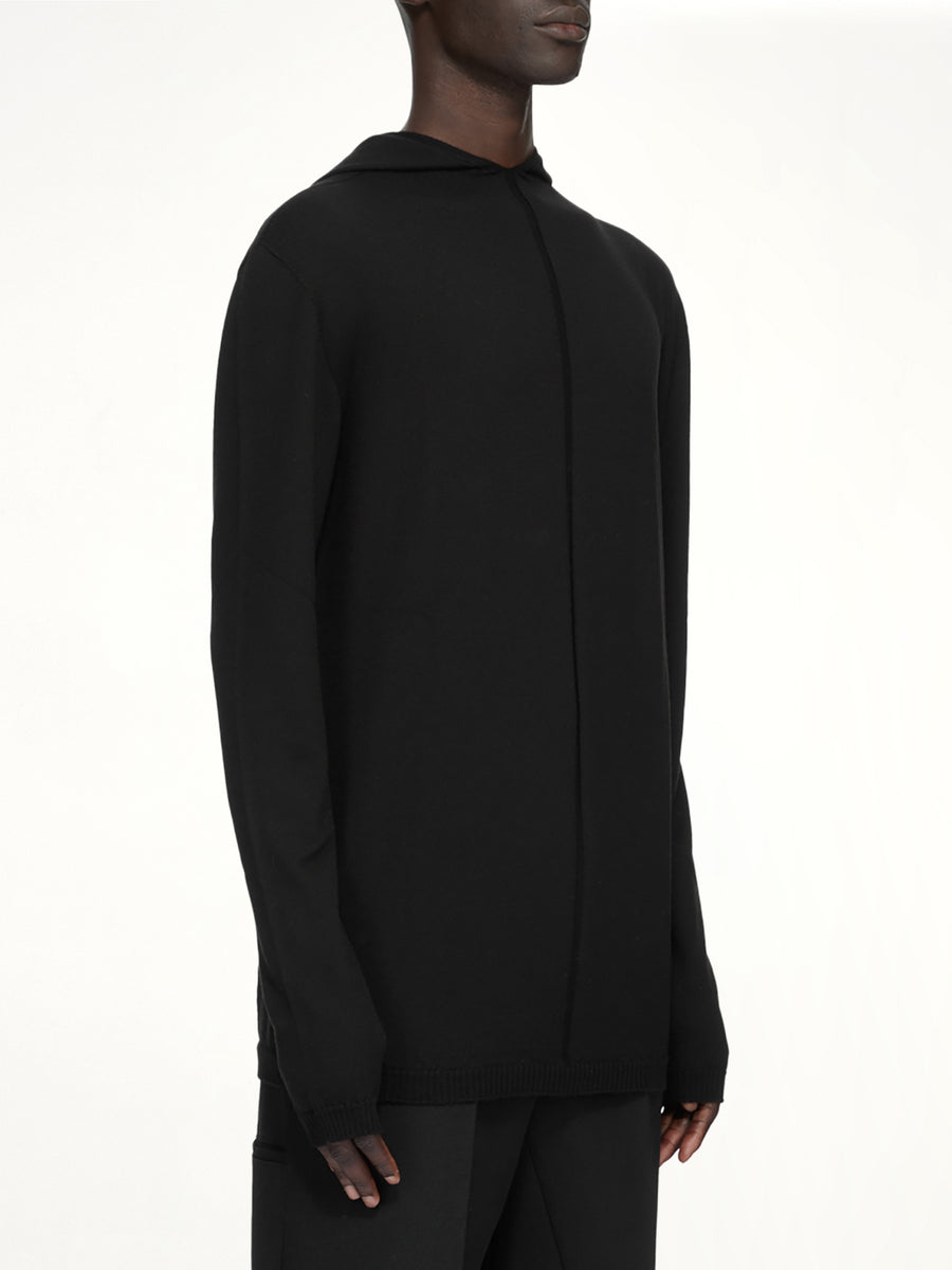 Oversized LS Hoodie in Black