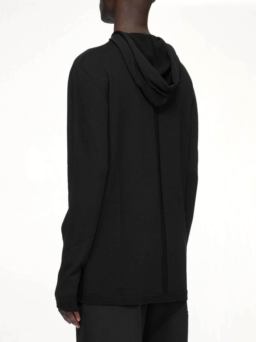 Oversized LS Hoodie in Black
