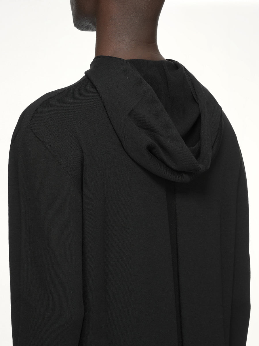 Oversized LS Hoodie in Black