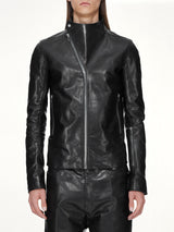 Leather Release Jacket in Black