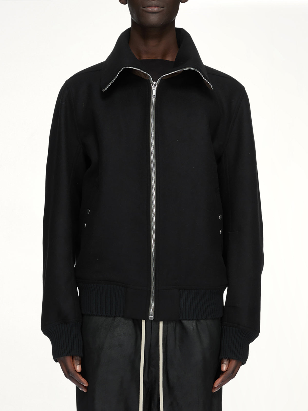 Melton Dracuflight Jacket in Black