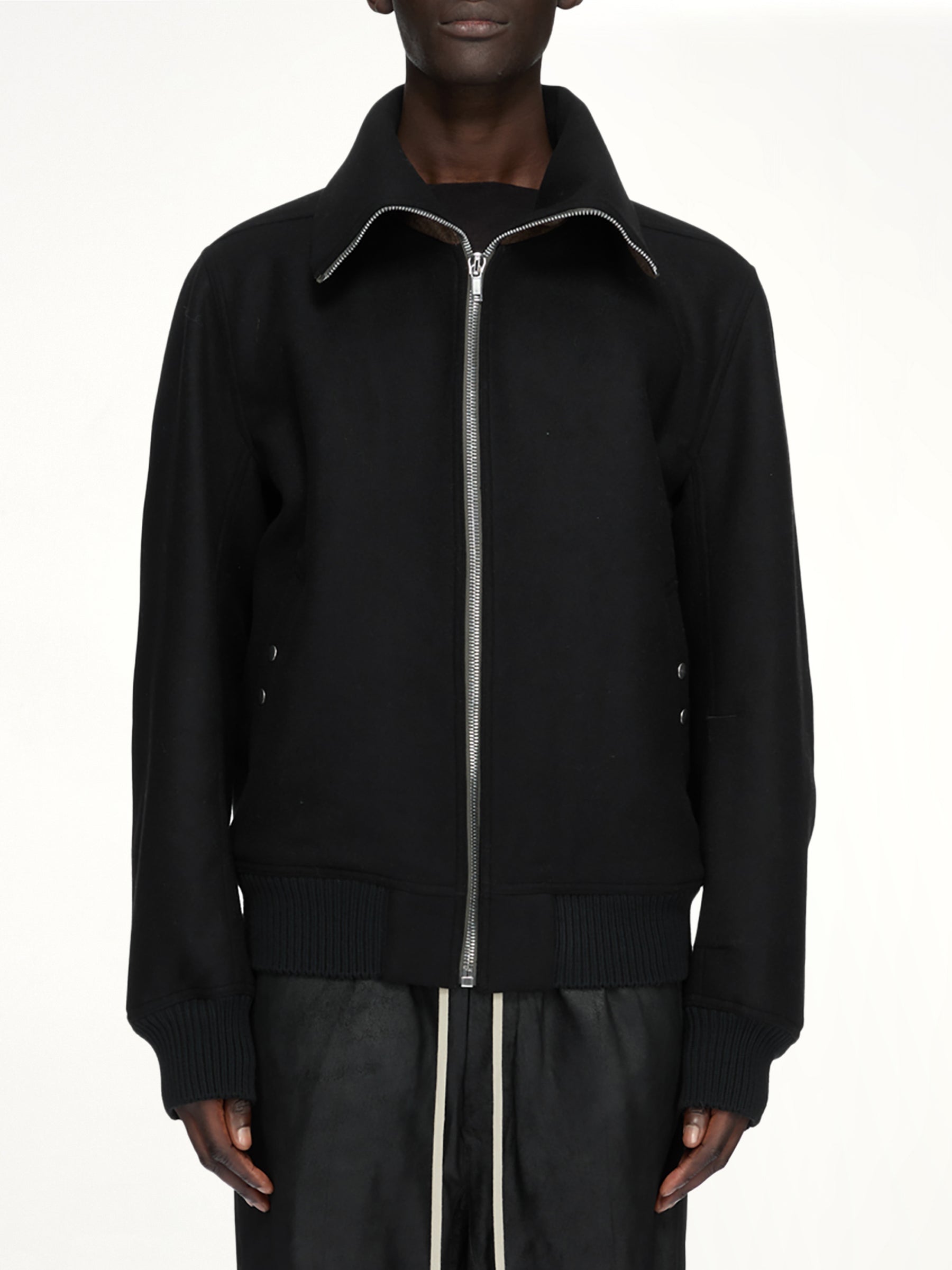 Melton Dracuflight Jacket in Black