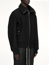 Melton Dracuflight Jacket in Black