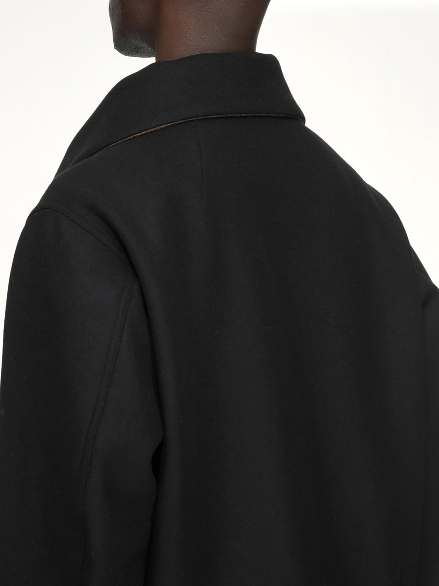 Melton Dracuflight Jacket in Black