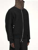 Melton Dracuflight Jacket in Black