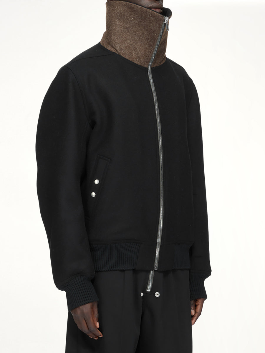 Melton Dracuflight Jacket in Black