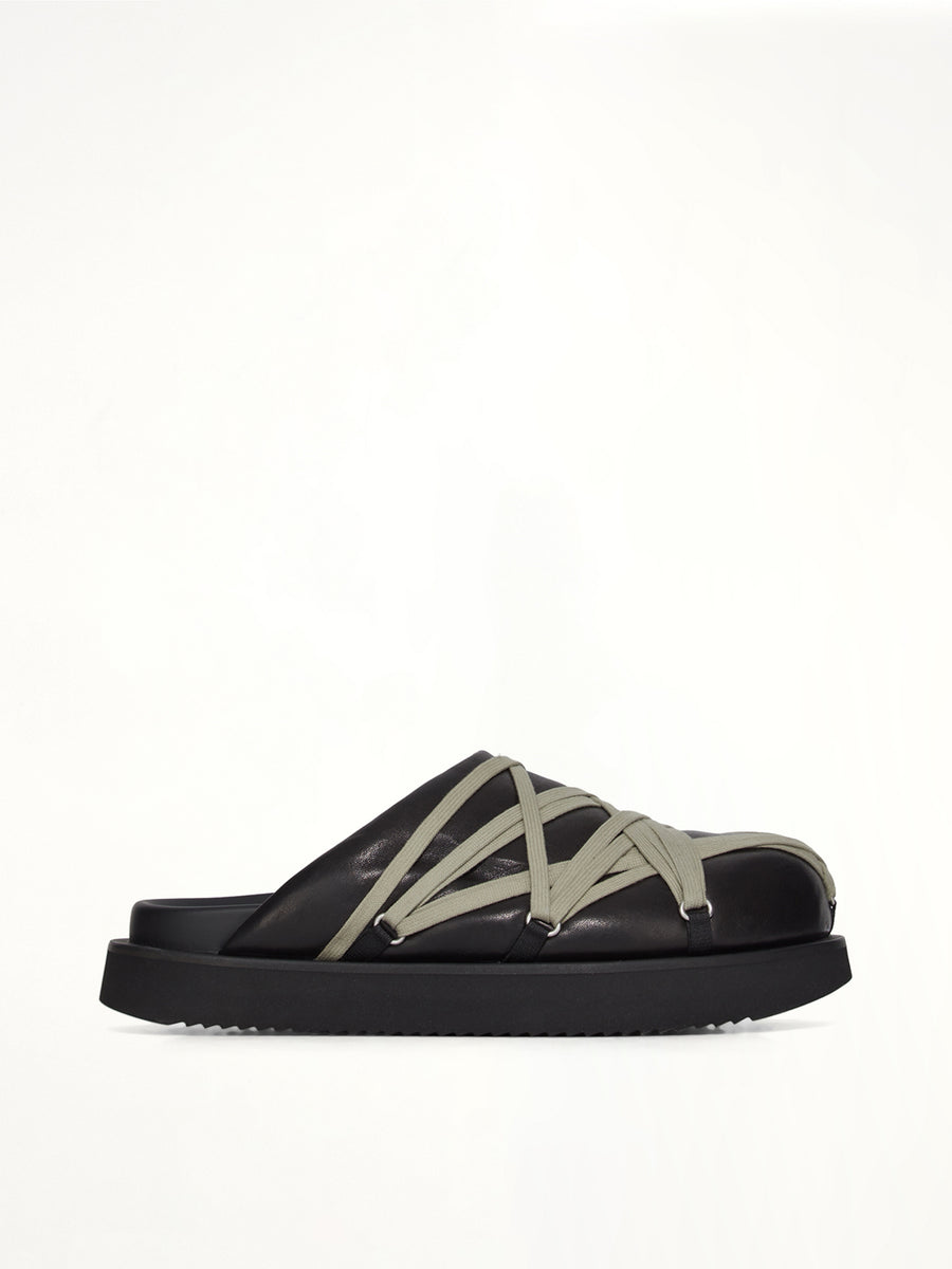 Padded Megalace in Black/Pearl