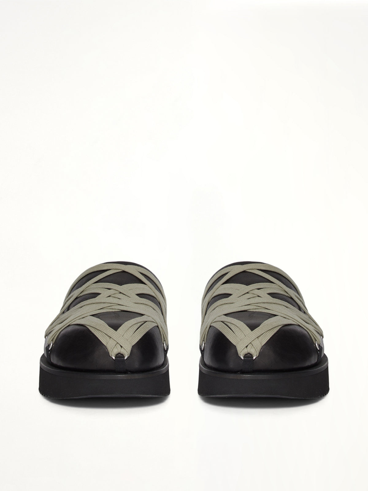 Padded Megalace in Black/Pearl