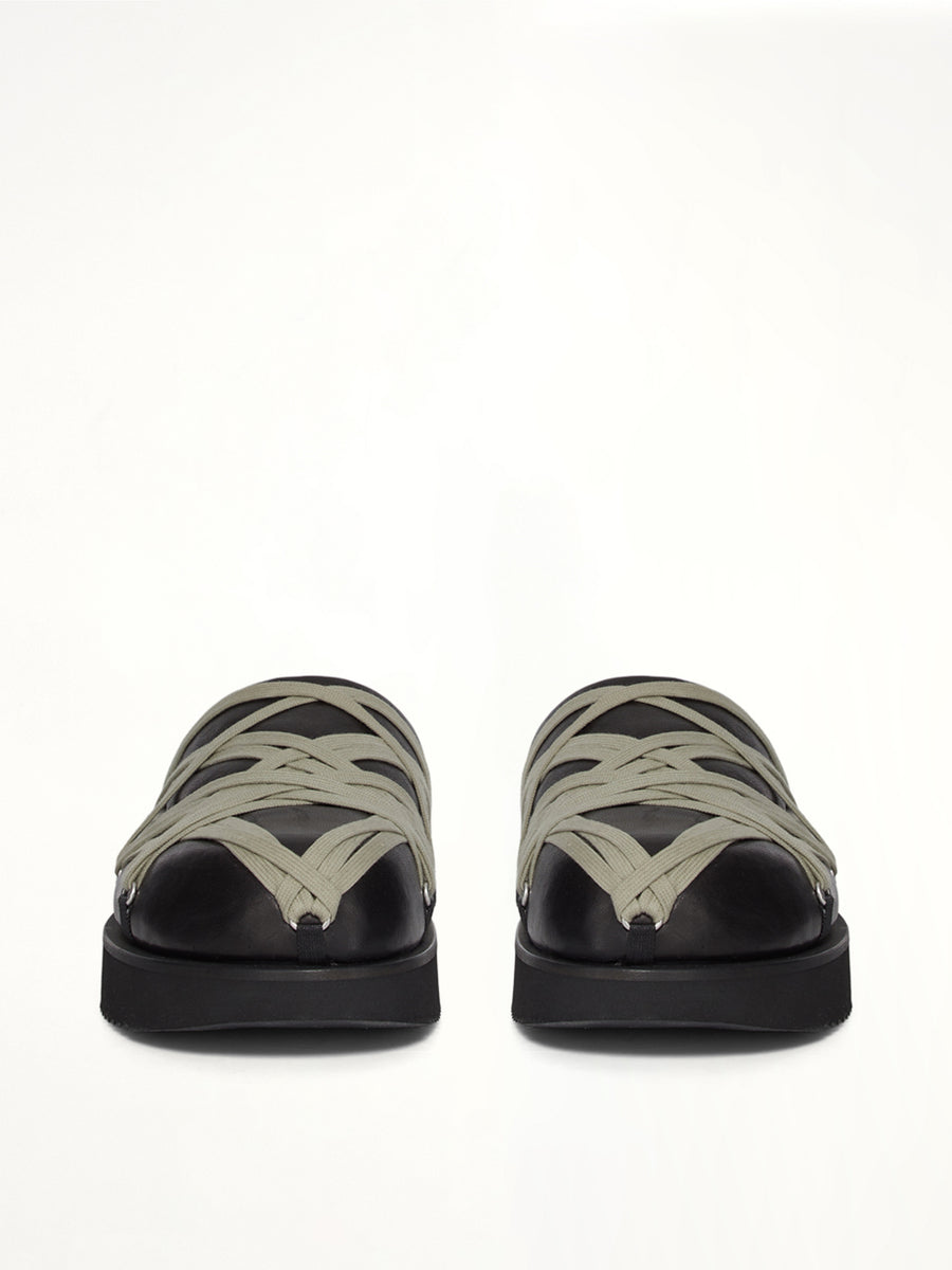 Padded Megalace in Black/Pearl