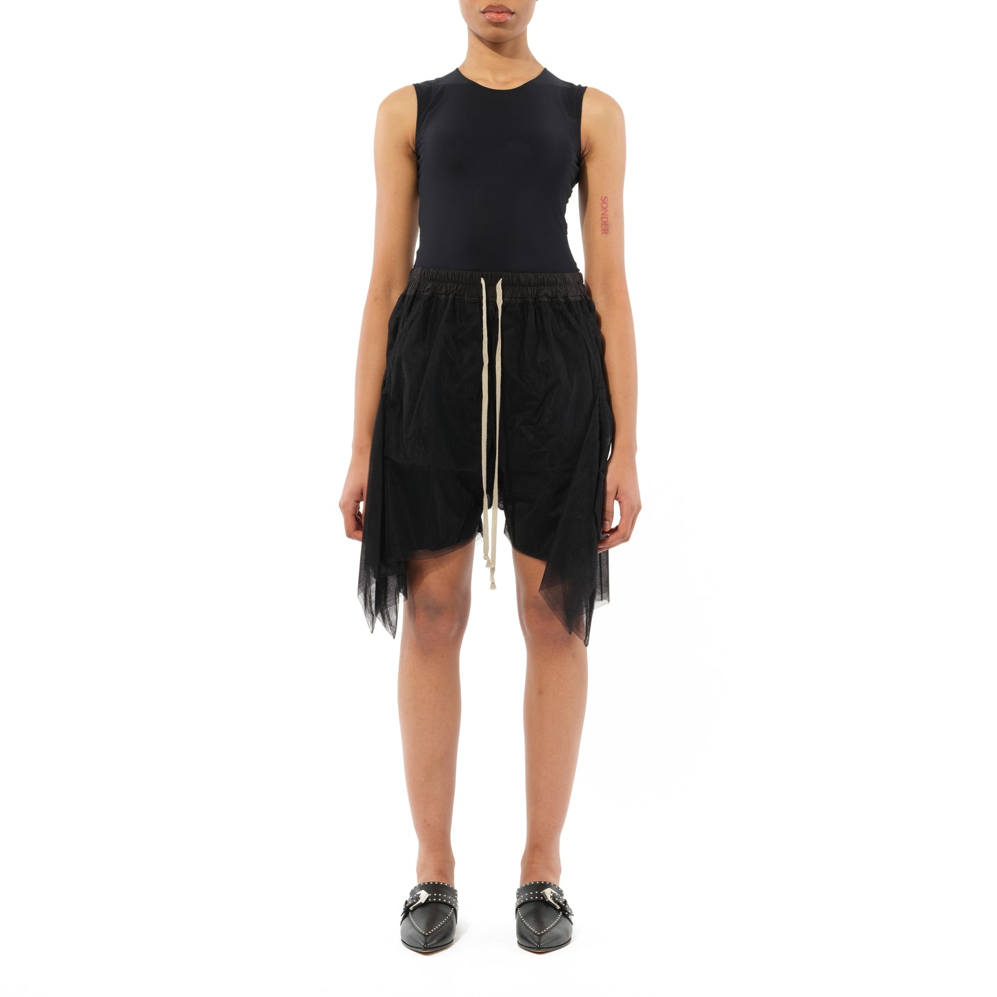 Rick Owens Flounced Shorts Ro15S5352 Tu