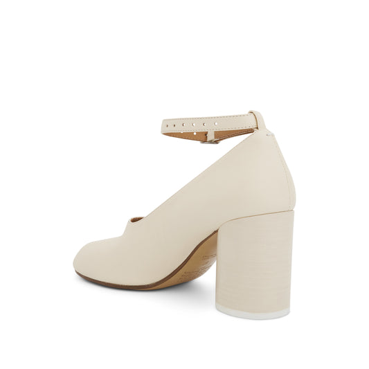 Tabi 8cm Heel Pumps in White