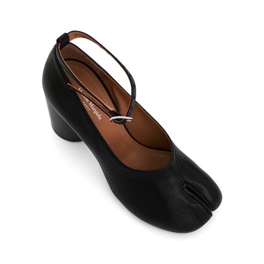 Tabi 8cm Heel Pumps in Black