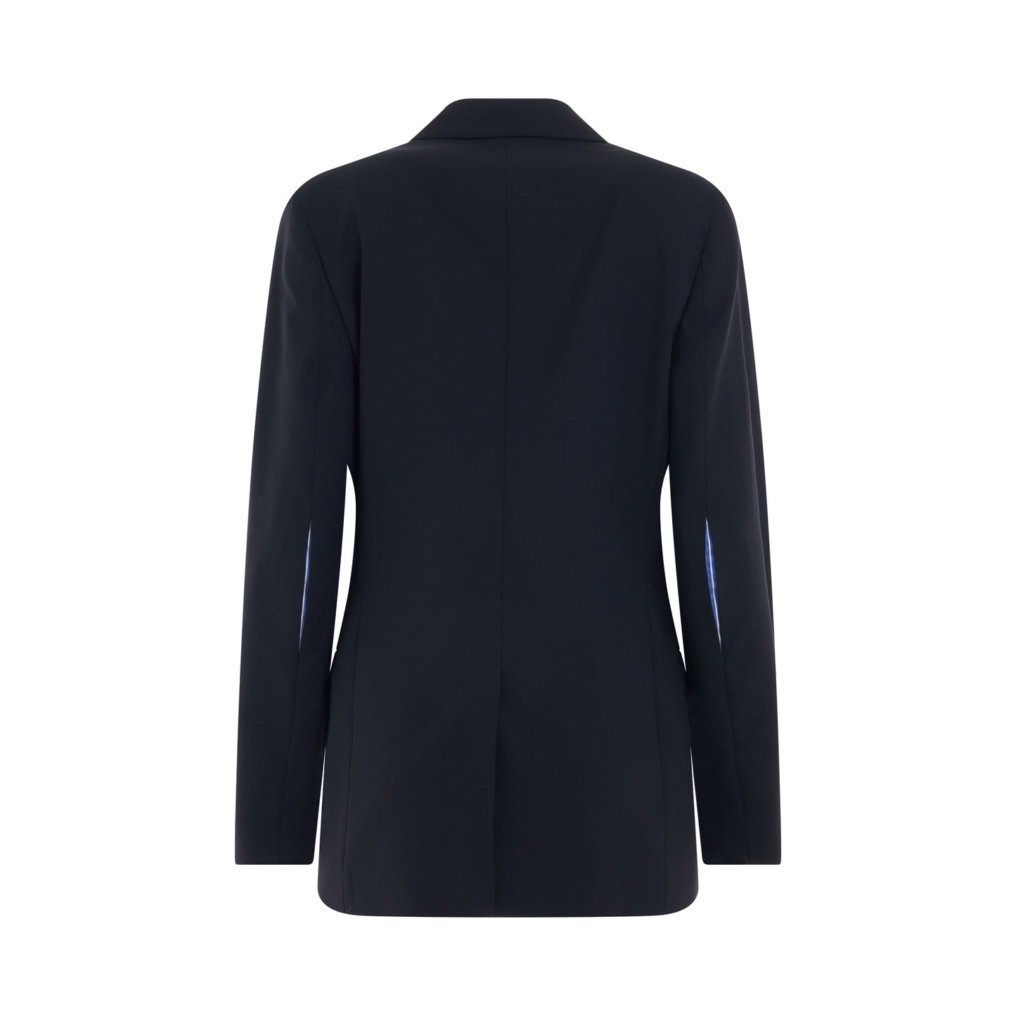 Loewe Cut Out Tailored Jacket In Dark Blue Marais 