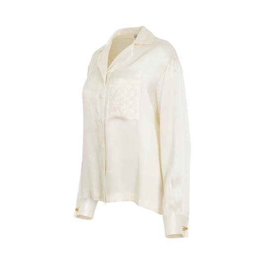 Pyjama Blouse in Ivory