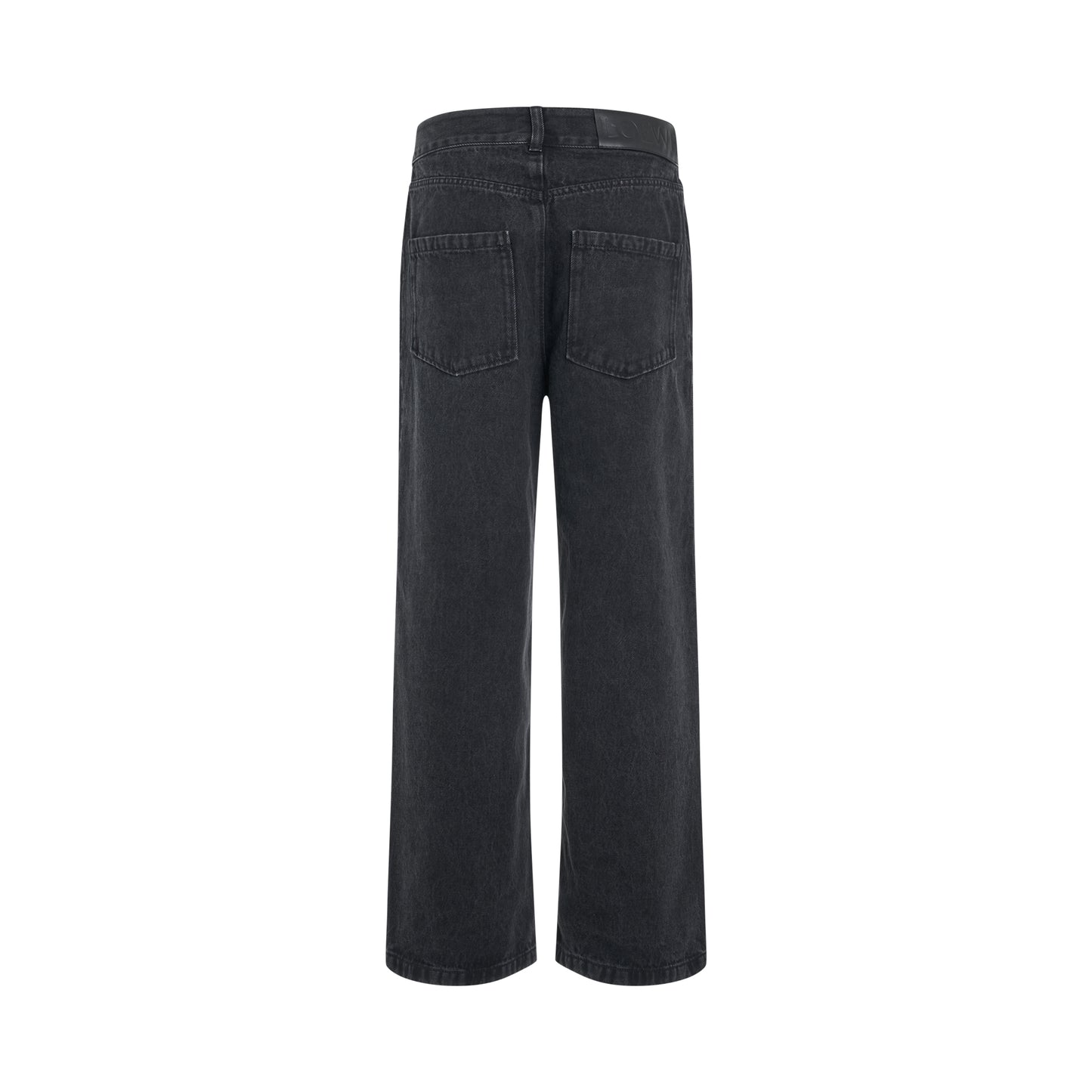 Anagram Baggy Jeans in Black